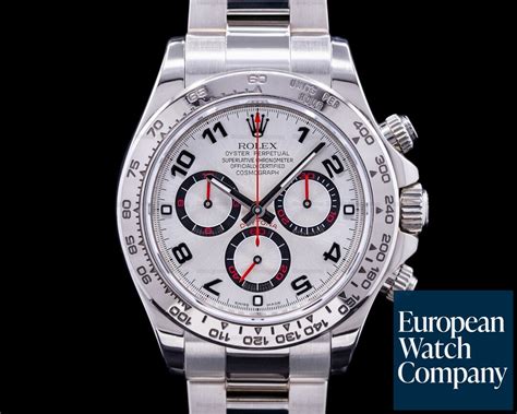 18 karat white gold rolex daytona|rolex daytona white gold bracelet.